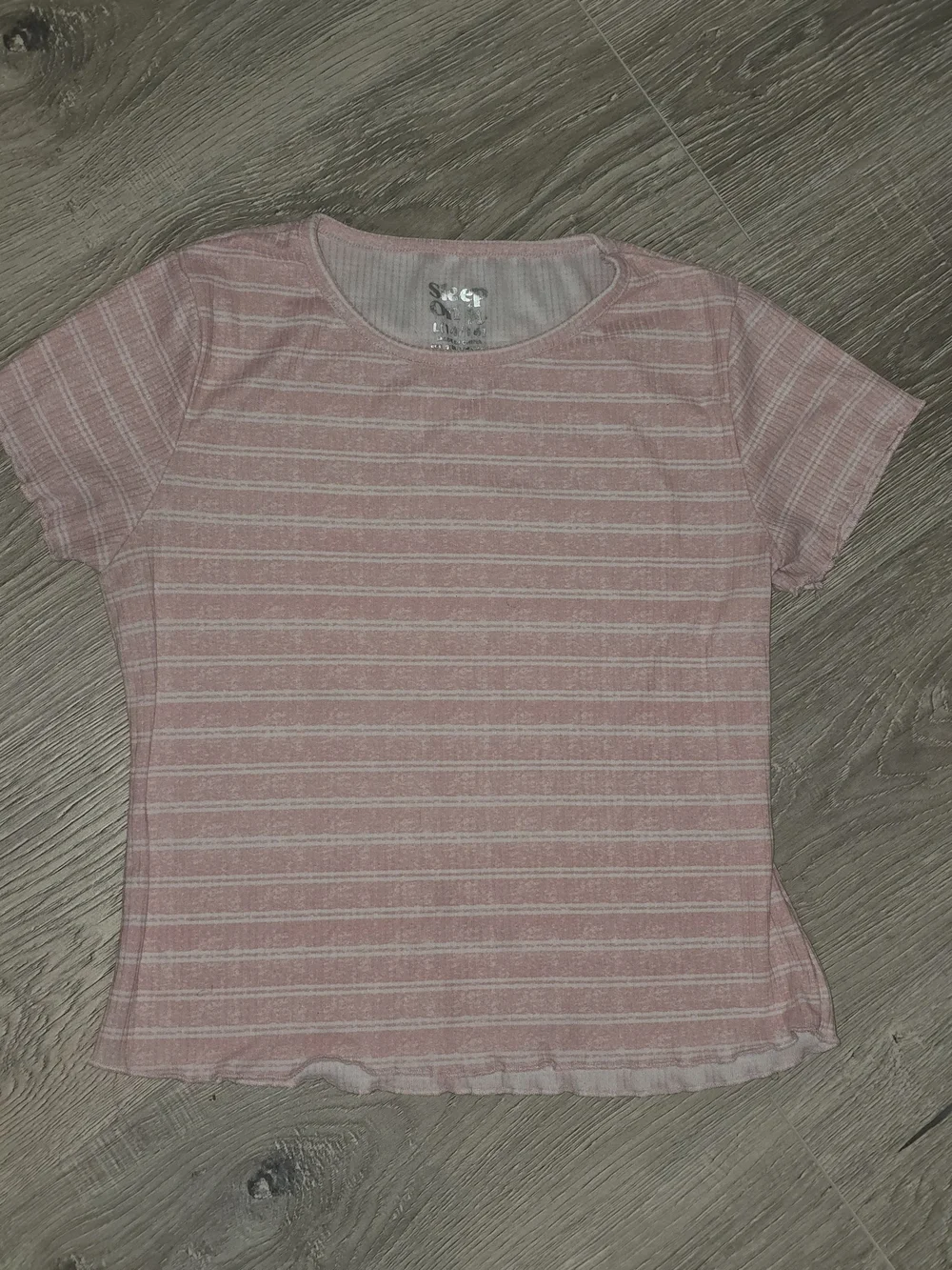 Girls Pink Short Sleeve Tee - Positive Energy & Rainbow Styles